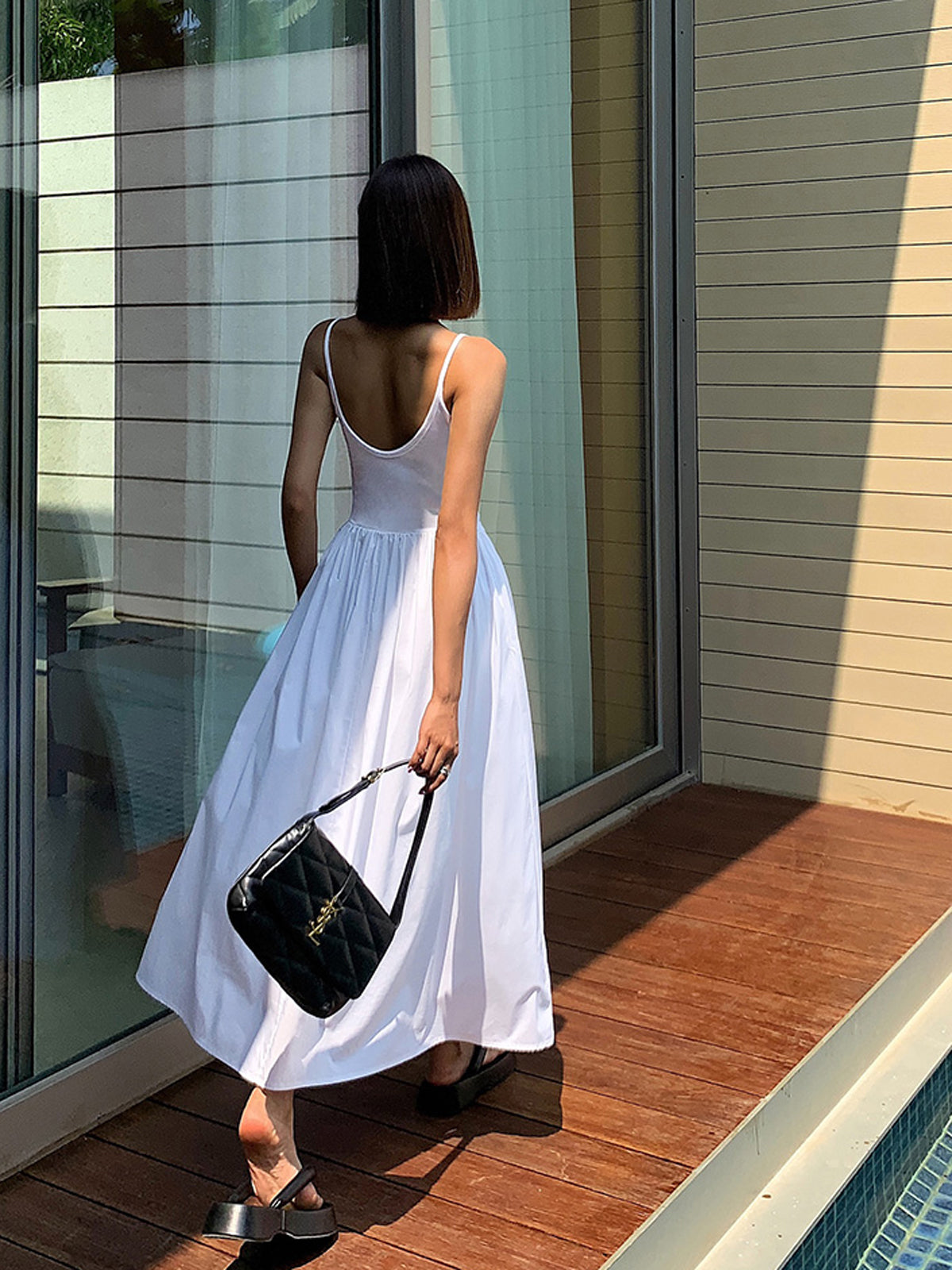 cotton cami midi dress Cami Midi Dress