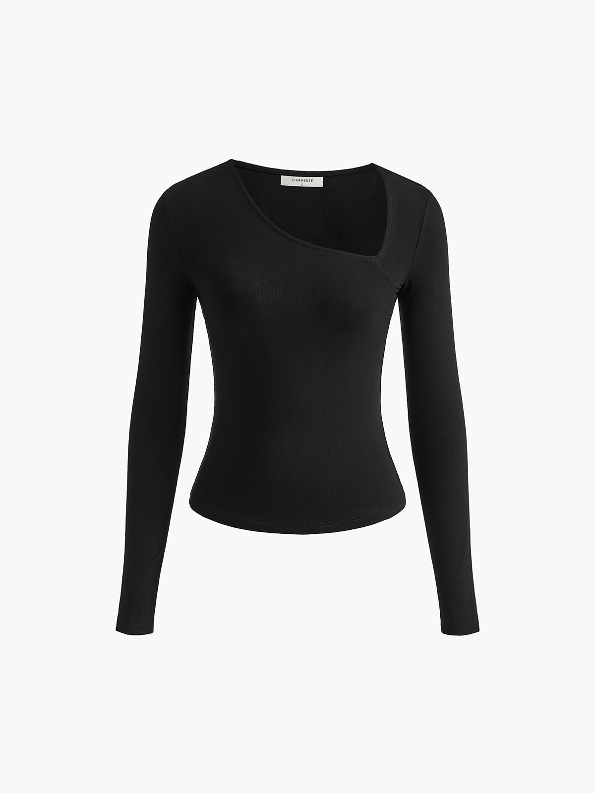 Asymmetric 3/4 Sleeve T-Shirt