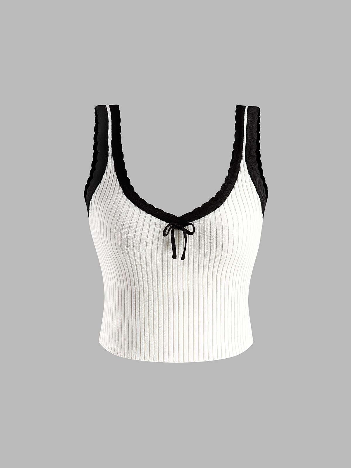 Jump Contrast Trim Vest main image 0