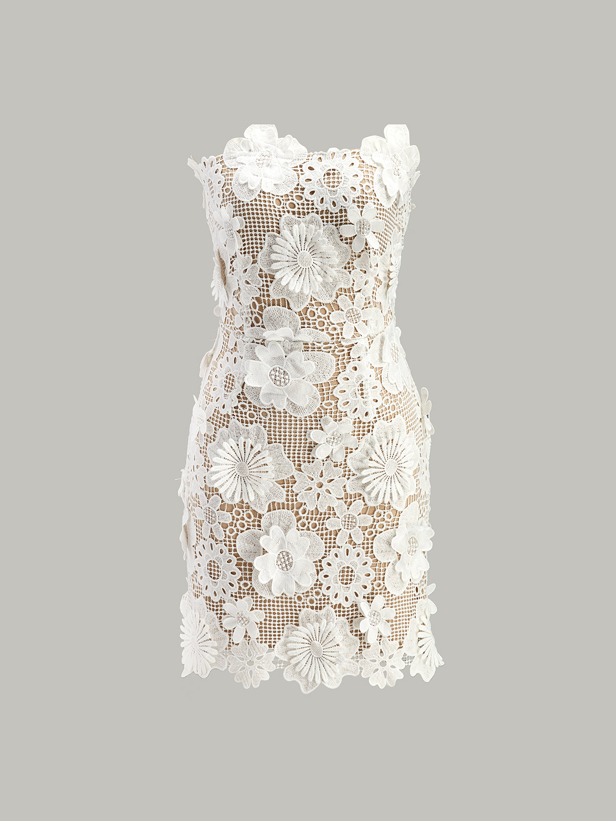 Adjustable Strap Loose Fit Decorative 3D Dress
