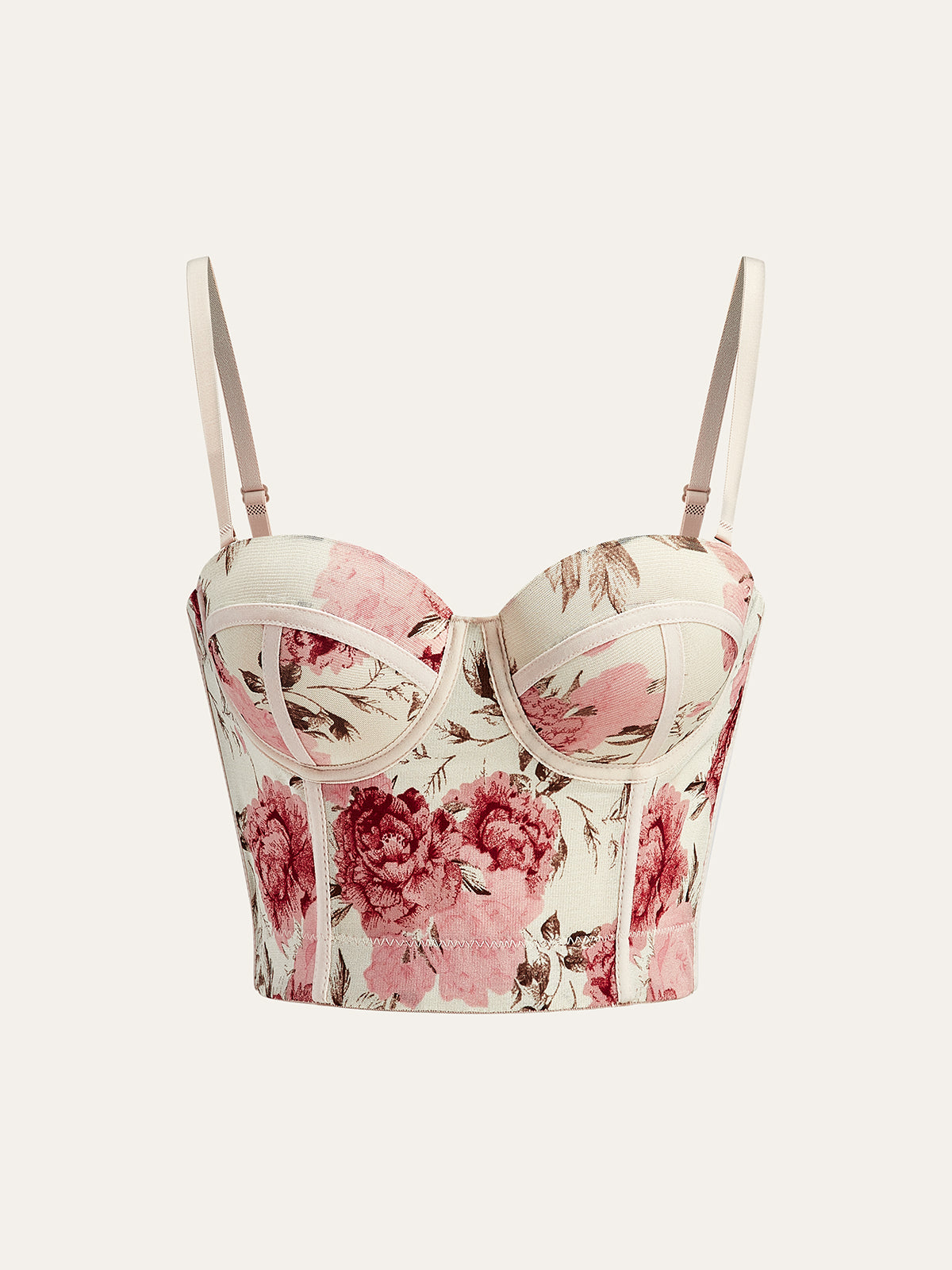 J'aime Floral Corset Top