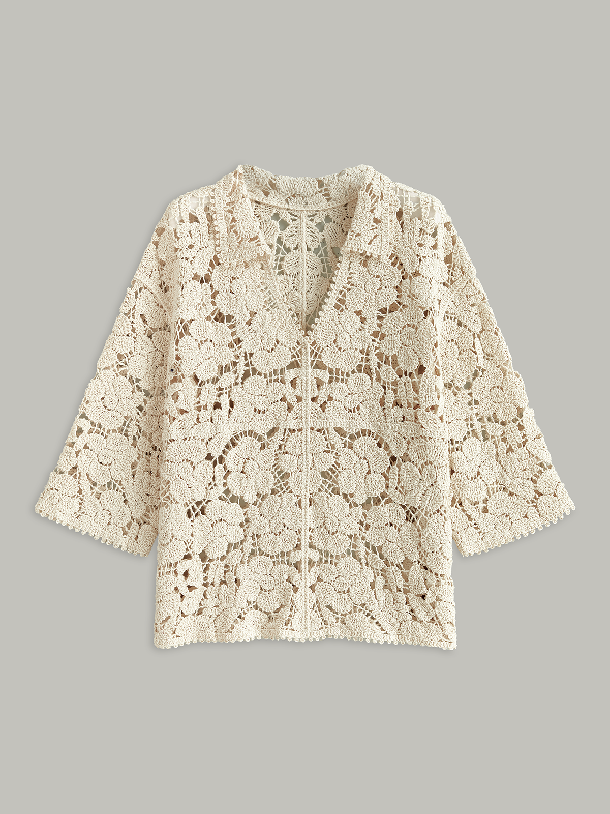 PRESENCE OF LOVE SEMI SHEER KNIT TOP main image 1