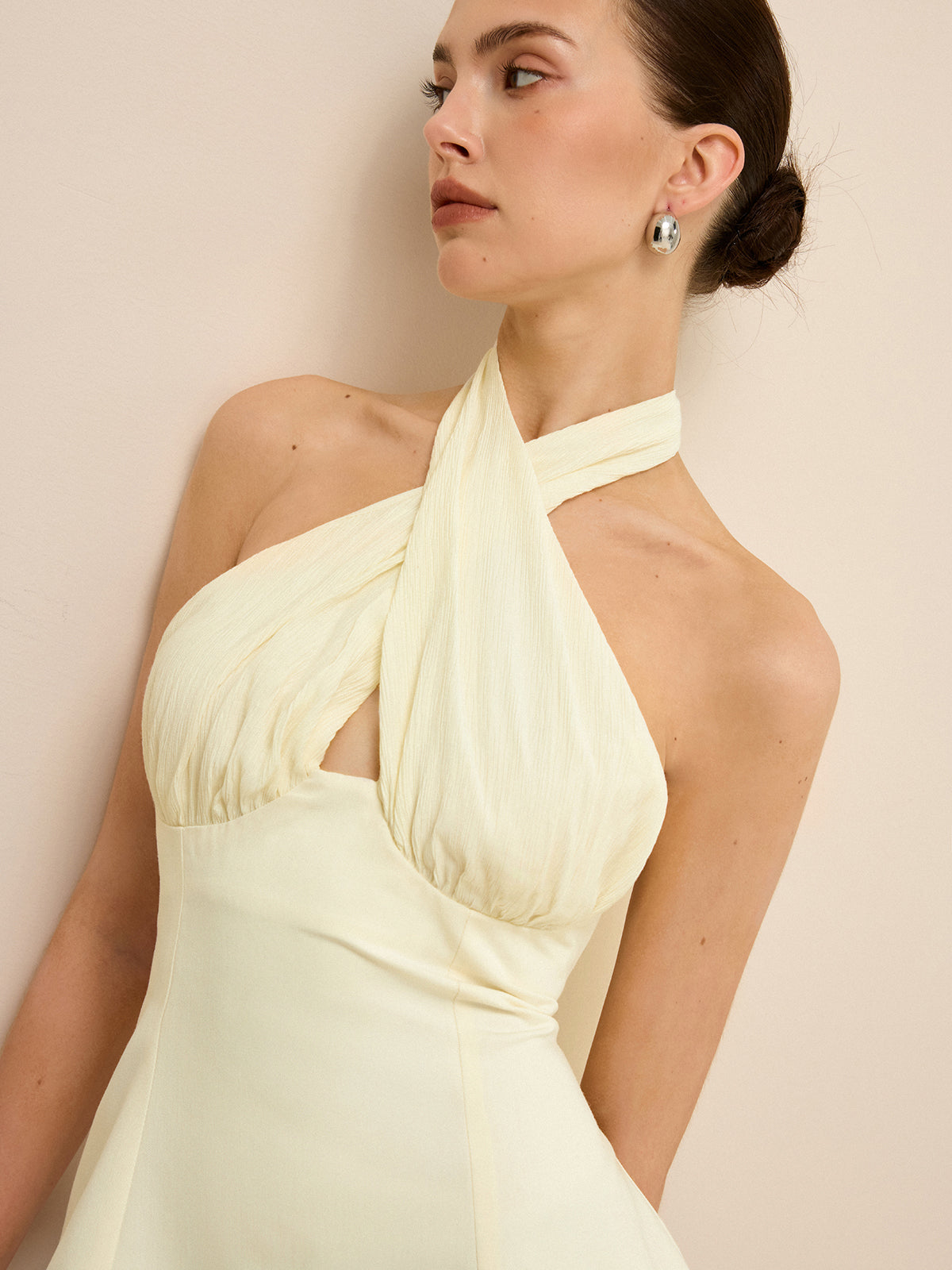 Cross-Over Halter Backless Tank Top | COMMENSE Cross-Over Halter Backless Tank Top | COMMENSE