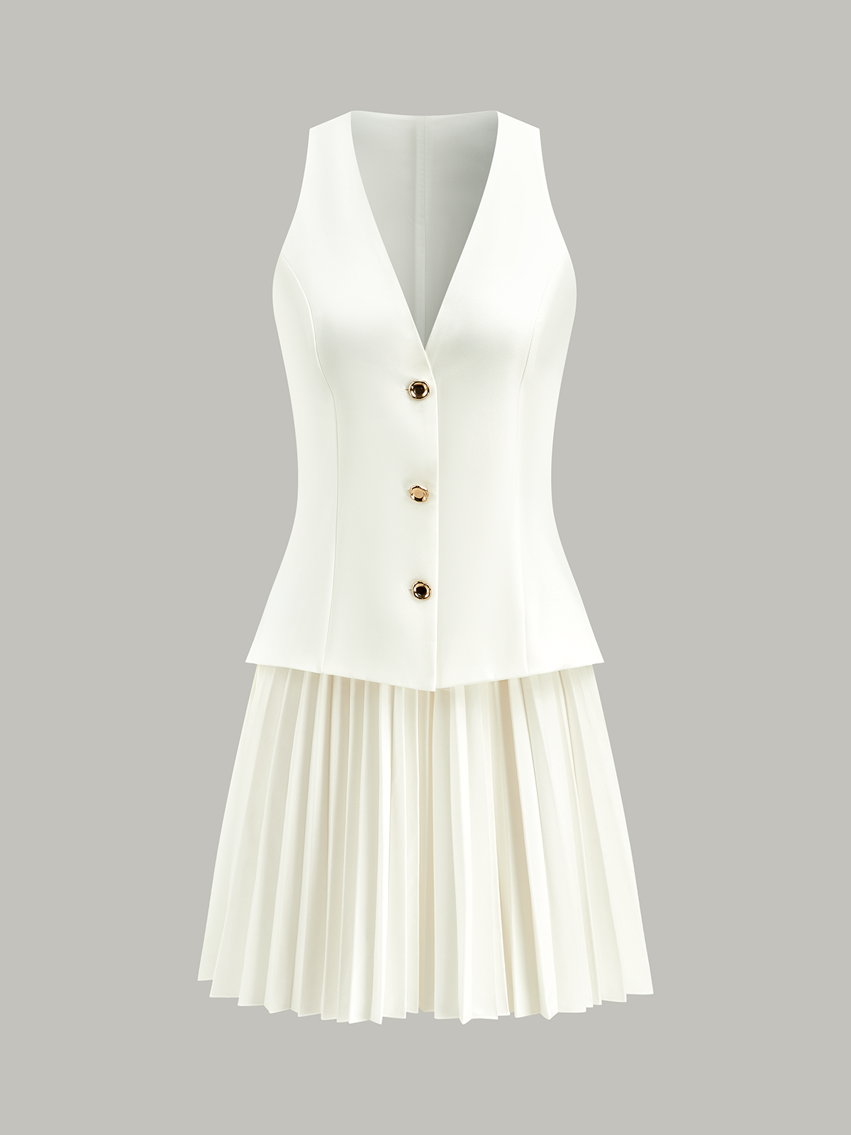 Posse Emma Vest in Ivory | FWRD