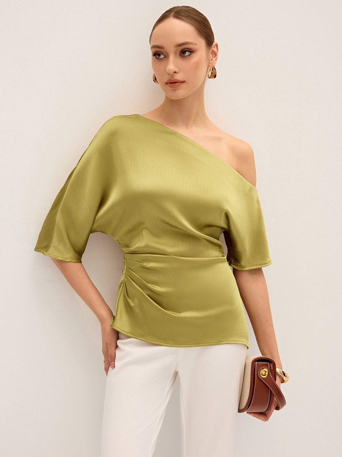 Rilynn One Shoulder Ruched Top