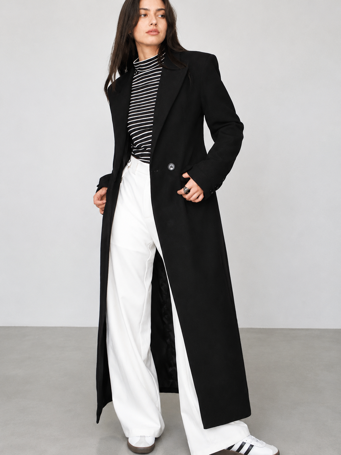 ETHOSENS NO COLLAR POCKET COAT 定価93,500円 Collar Pocket Blazer Coat | COMMENSE