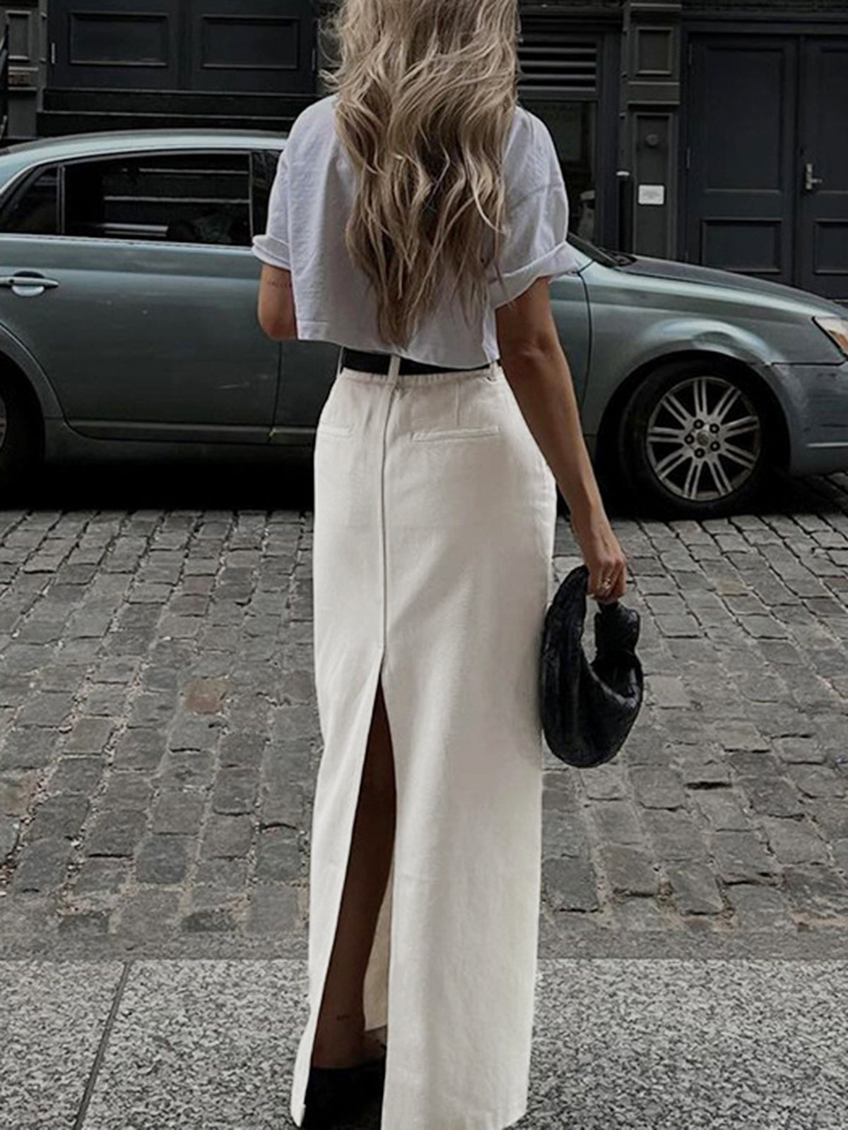 Parisian Slit Maxi Skirt – COMMENSE