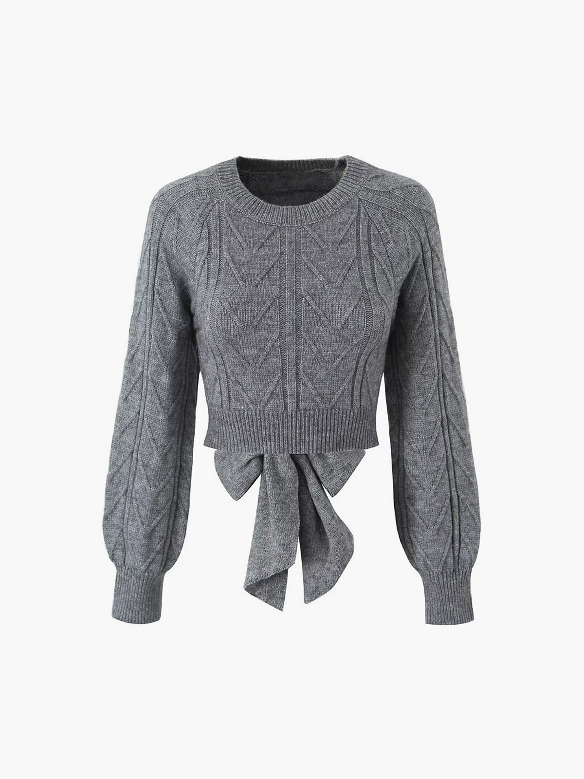 Tillie Cable Knit Cropped Sweater