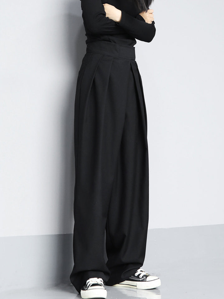 cornerstone wide leg pants 変形ワイド 46 ブラック cornerstone wide leg pants 変形ワイド 46 ブラック