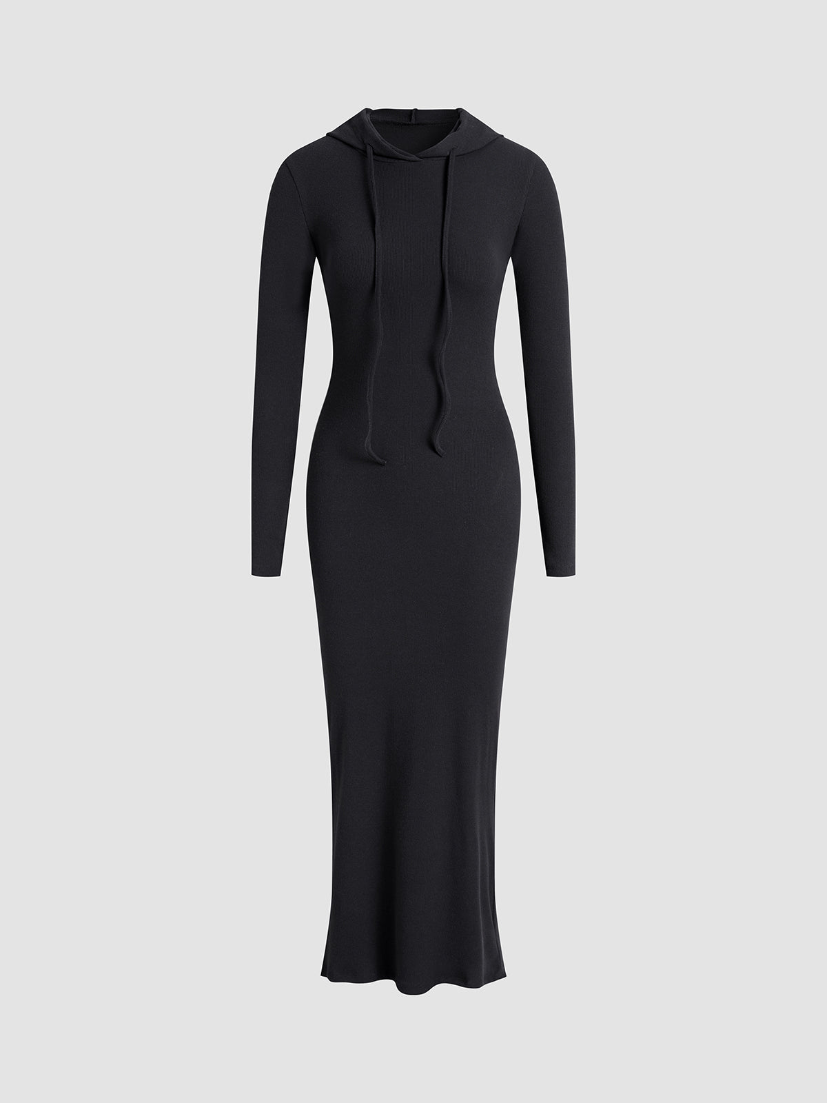 Drop Shoulder Drawstring Hooded Dress | COMMENSE Drop Shoulder Drawstring Hooded Dress | COMMENSE