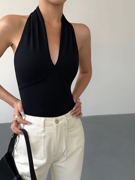 【MUCENT】 ★ HALTER NECK SLEEVELESS & BOXER PANTS ★ SET UP B1676349798003_75f8df74-77fa-