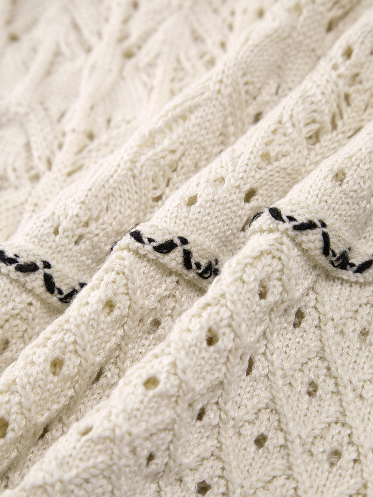 paros crochet eyelet see through midi dress COMMENSE Paros Crochet Eyelet See Through Midi Dress size M
