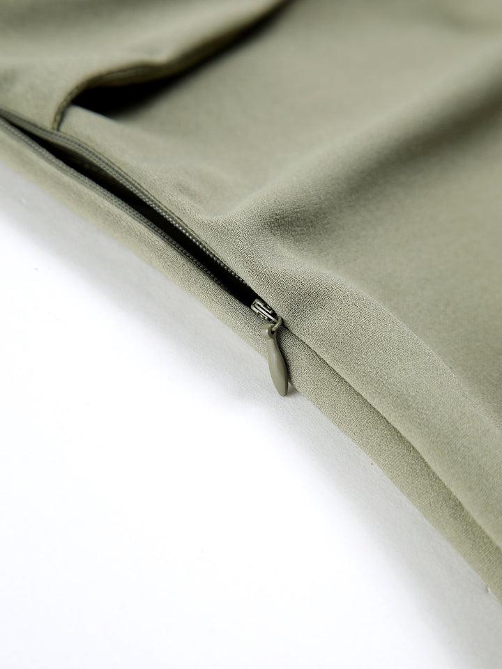 U-Ring Cutout Zippered Tube Top | COMMENSE U-Ring Cutout Zippered Tube Top | COMMENSE