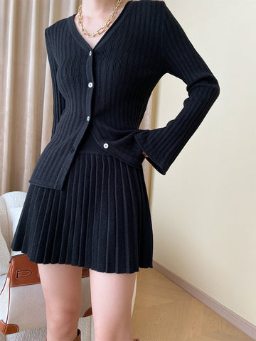 Some Stay And Leave Skirt Set