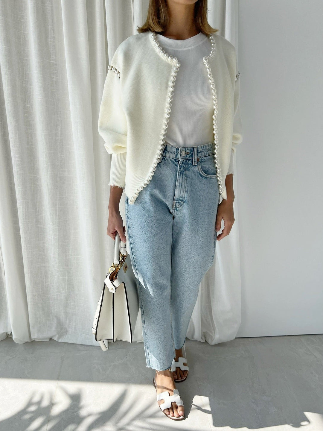 Vintage Pearl Edge Cardigan – COMMENSE