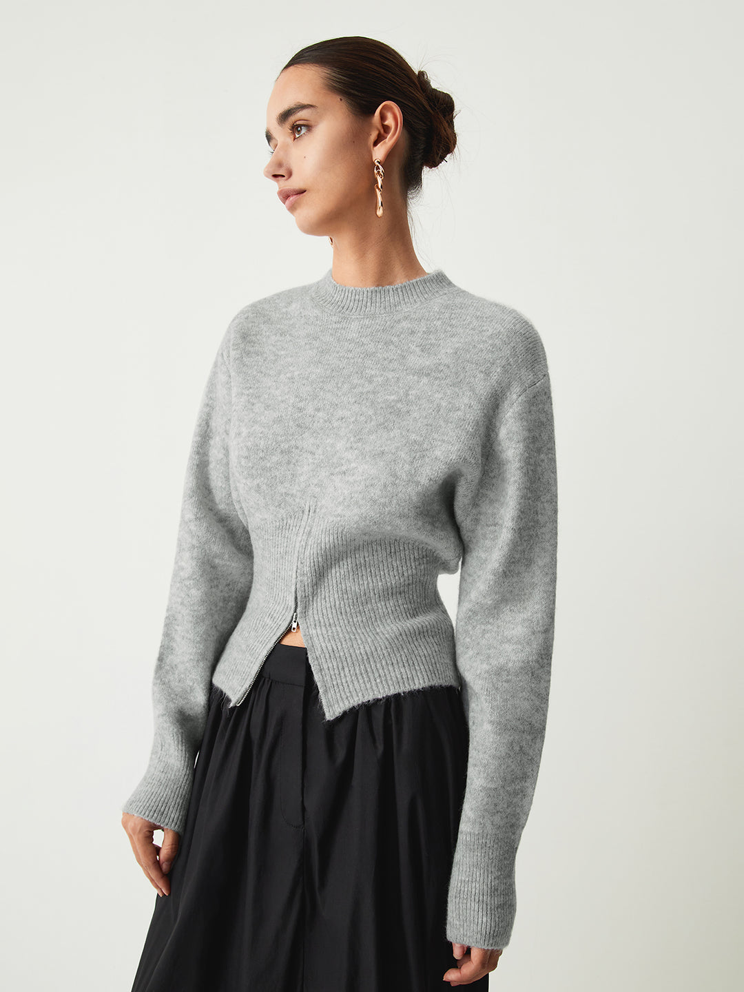 【COMME CA COMMUNE】 COMMUNE grey foodie Commix Down Filled Overstuffed Sleeper Sofa - Gray
