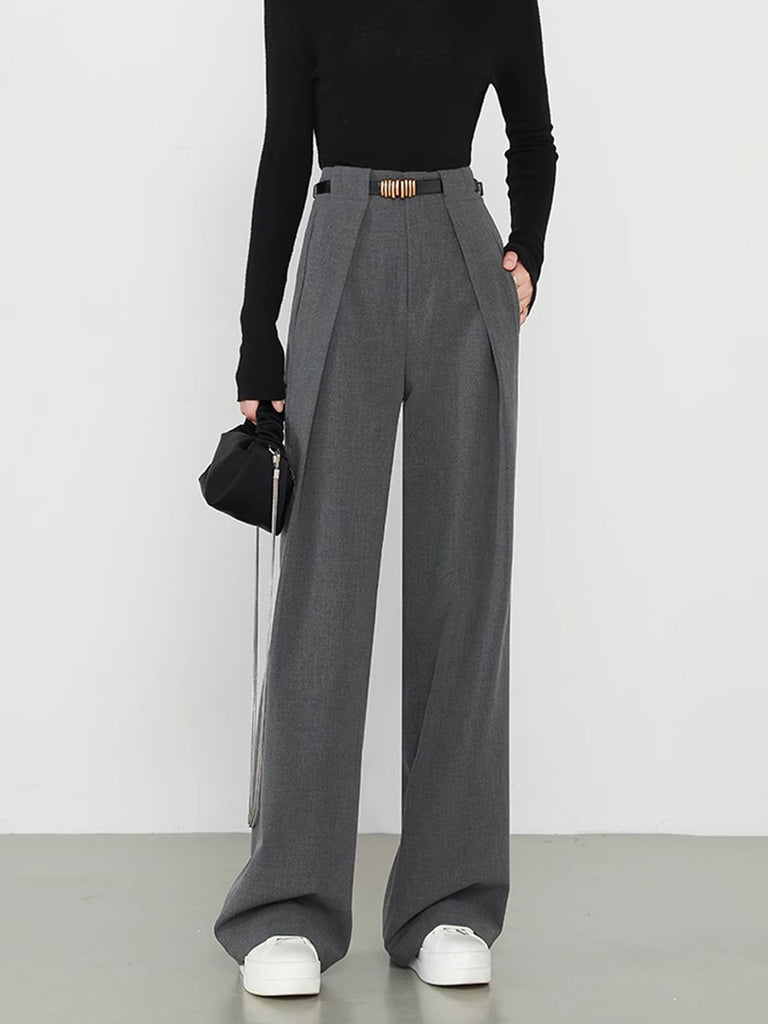 パンツ DETACHABLE POCKET TUCK STRAIGHT PANTS DETACHABLE POCKET TUCK STRAIGHT PANTS – BEEDEN