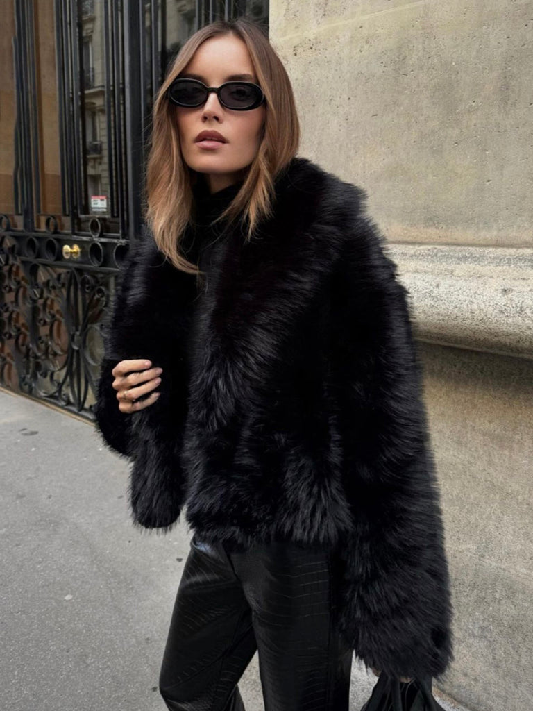 ounce】 Base fur collar coat 【公式通販】