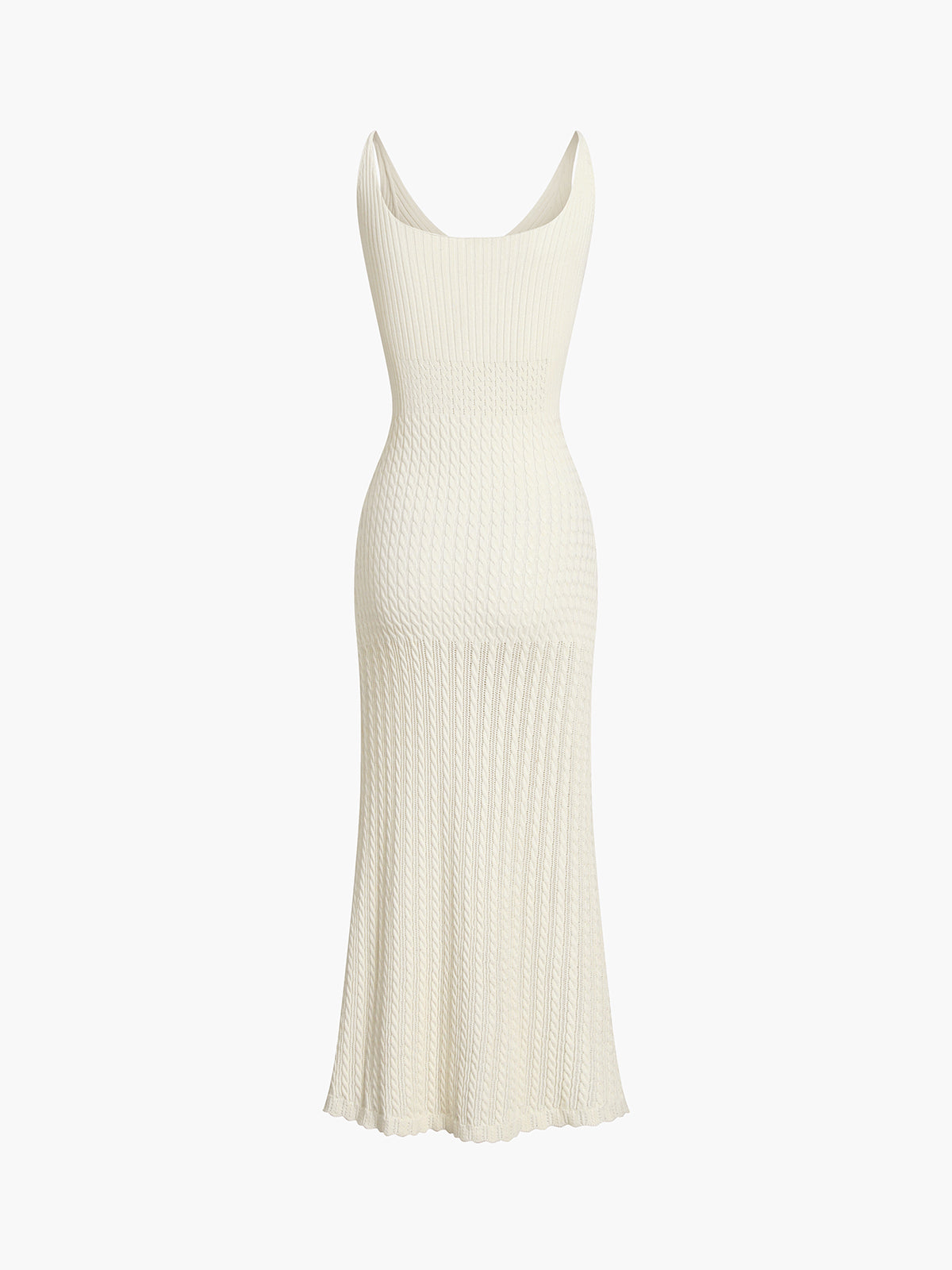 jacquard knitted maxi dress Retori Lurex Jacquard Knit Long Dress in Viscose