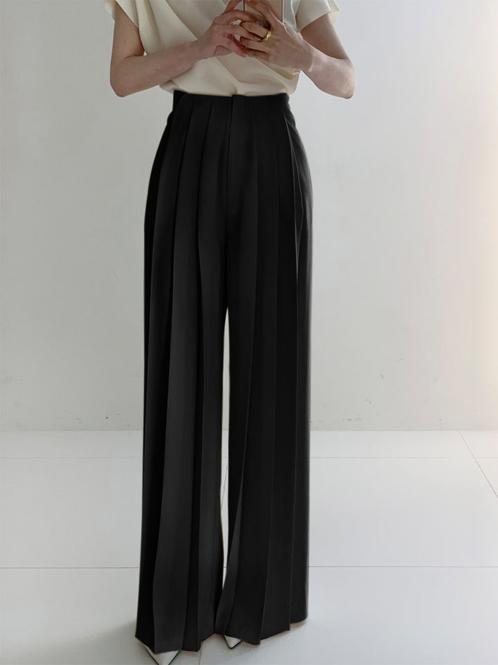 【COSYHARU】Wide pleated pants 51E5fojrHgL._UY1000_.jpg