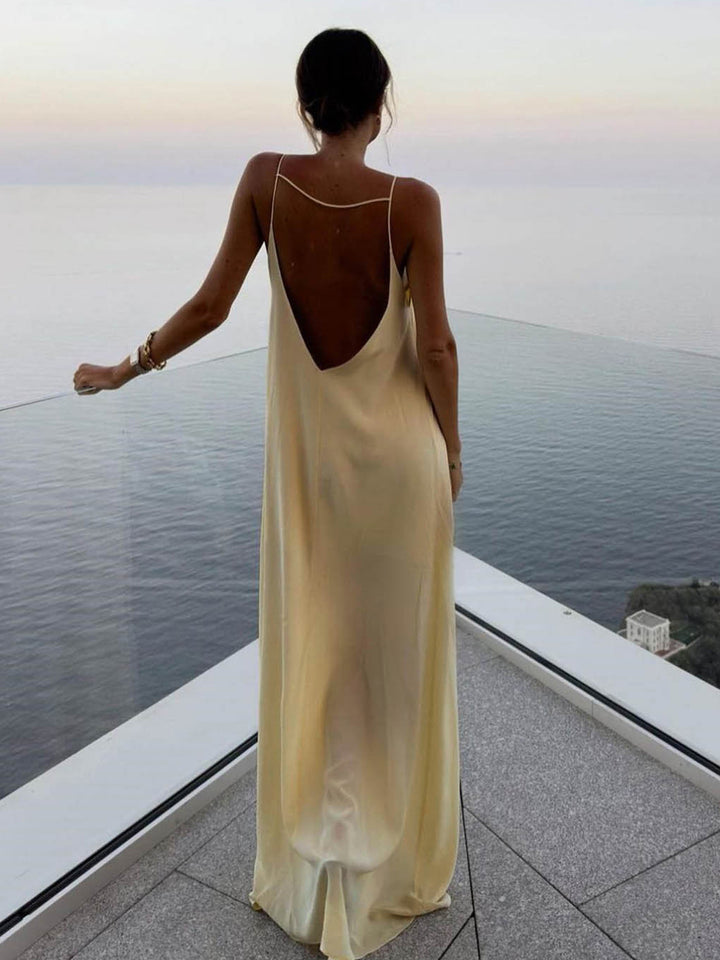 【最終値下げ】Acka. resort back open dress resort back open dress – Acka online store