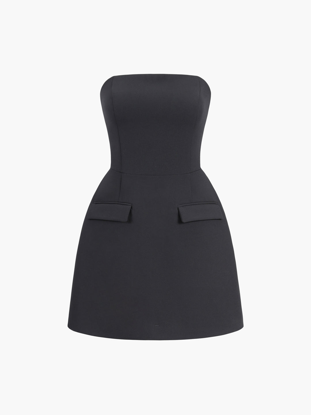 ★as''on★LIBBED COMBI MINI DRESS / BLACK★正規品/韓国送料込 Solid Tube Mini Dress – COMMENSE