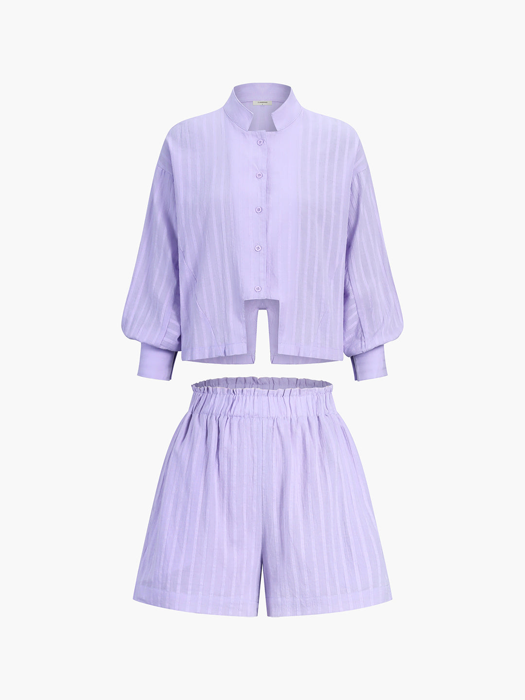 新品 タグ付き メゾンスペシャル Pinstripe Lace Shorts Lace Shorts