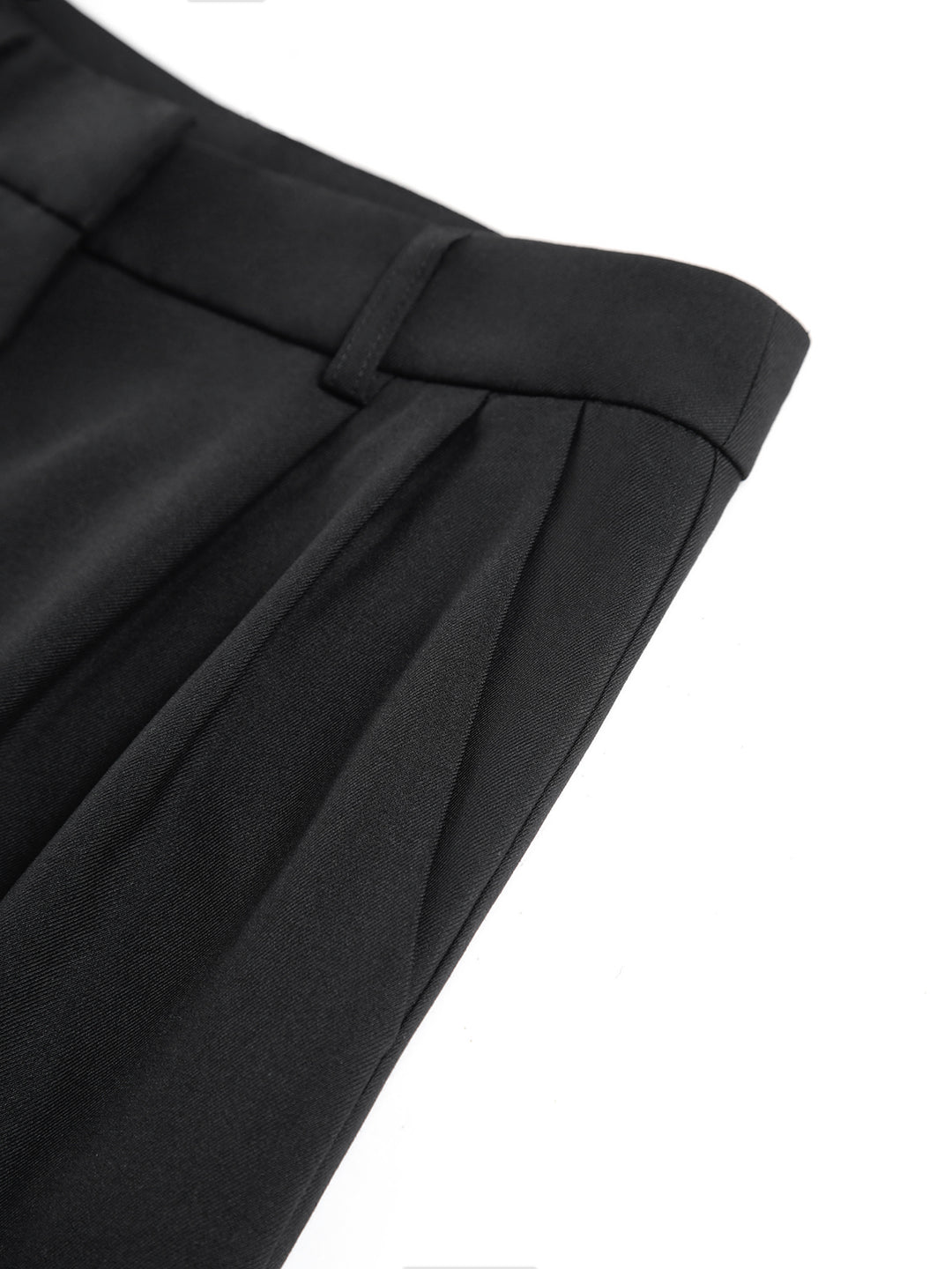 Solid Wide Leg Pants Without Belt – COMMENSE