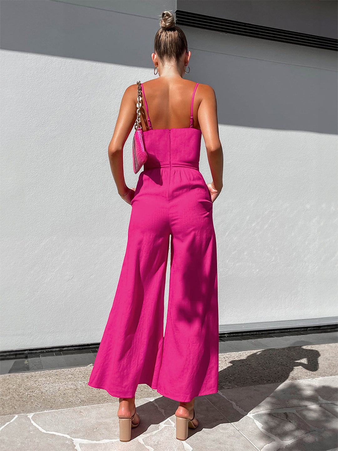 【PORTERNA】Comes Smoke Jumpsuit Versona | party smock jumpsuit