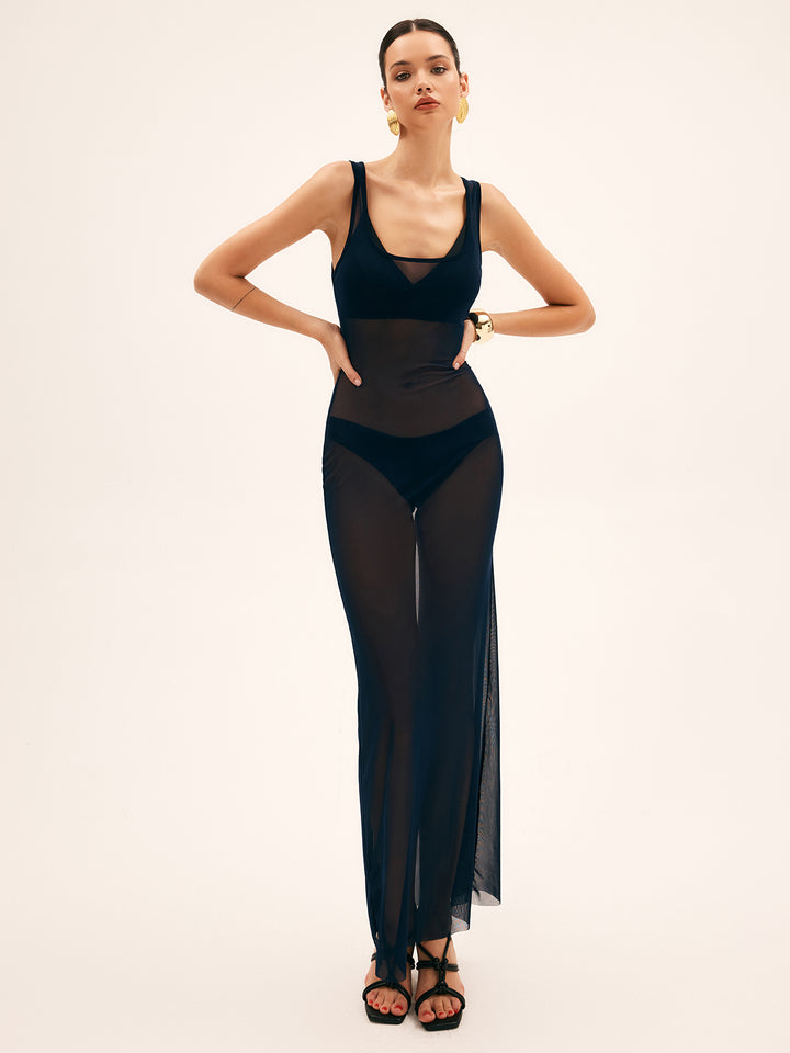 ● OVBEIGE ● LAYER DRAPE LONG OPS Amazon.com: bbpawing Womens Sexy Lace Jumpsuit See Through