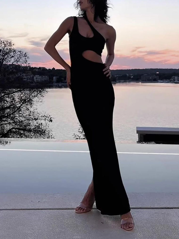 Solid Cutout Cami Long Dress | COMMENSE Solid Cutout Cami Long Dress | COMMENSE