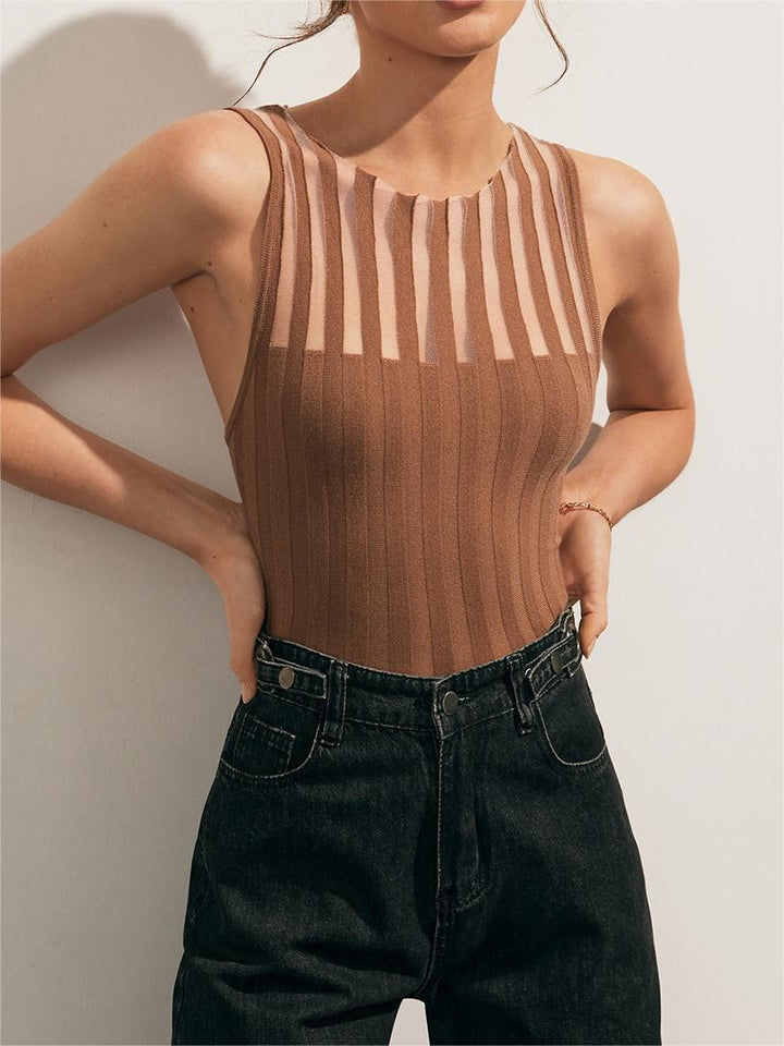 FUUU様】AMERI USEFUL BACK SHEER TANK TOP - メルカリ