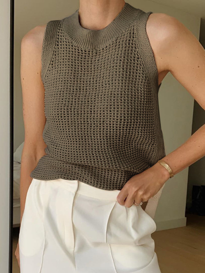 ameri】MEDI CONCEPT LOGO KNIT TANK TOP