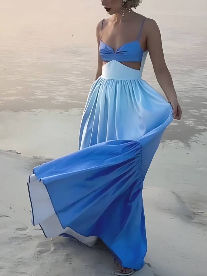 Backless Cutout Cami Long Dress | COMMENSE Backless Cutout Cami Long Dress | COMMENSE