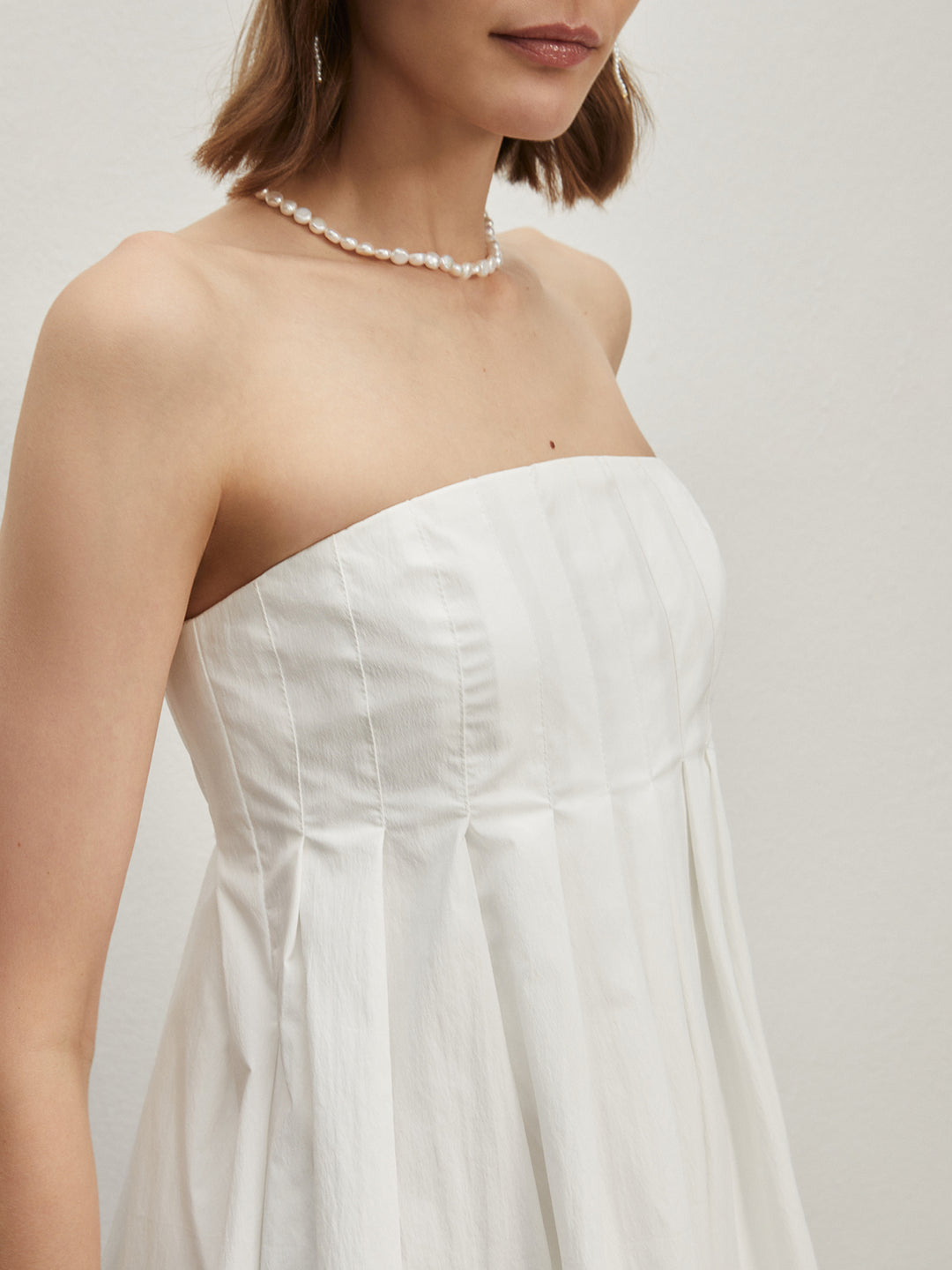 commense solid pleated strapless split dress Commense | Dresses | Commense Solid Backless Long Red Maxi Dress