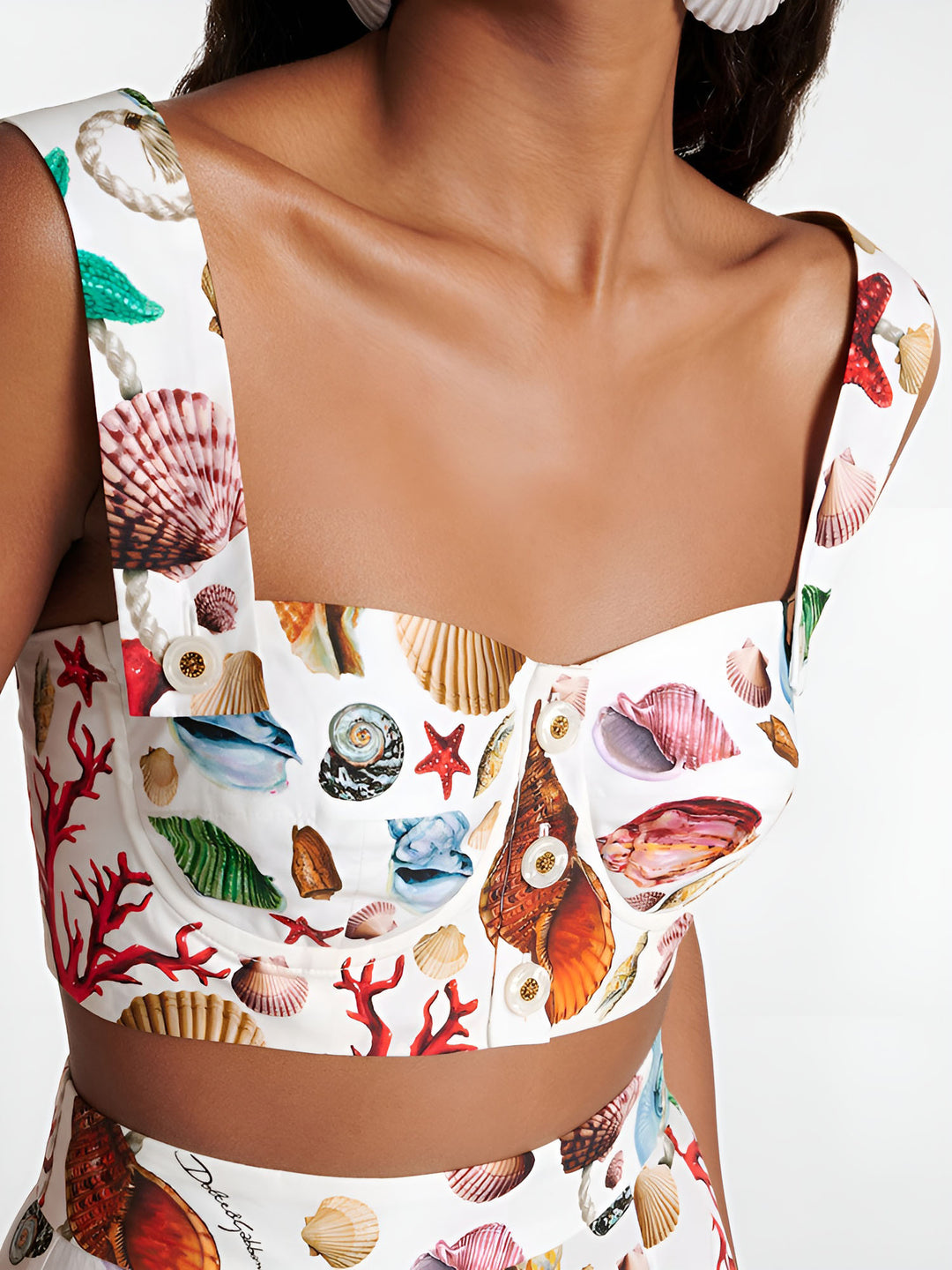 Printed Pleated Skirt Set – COMMENSE