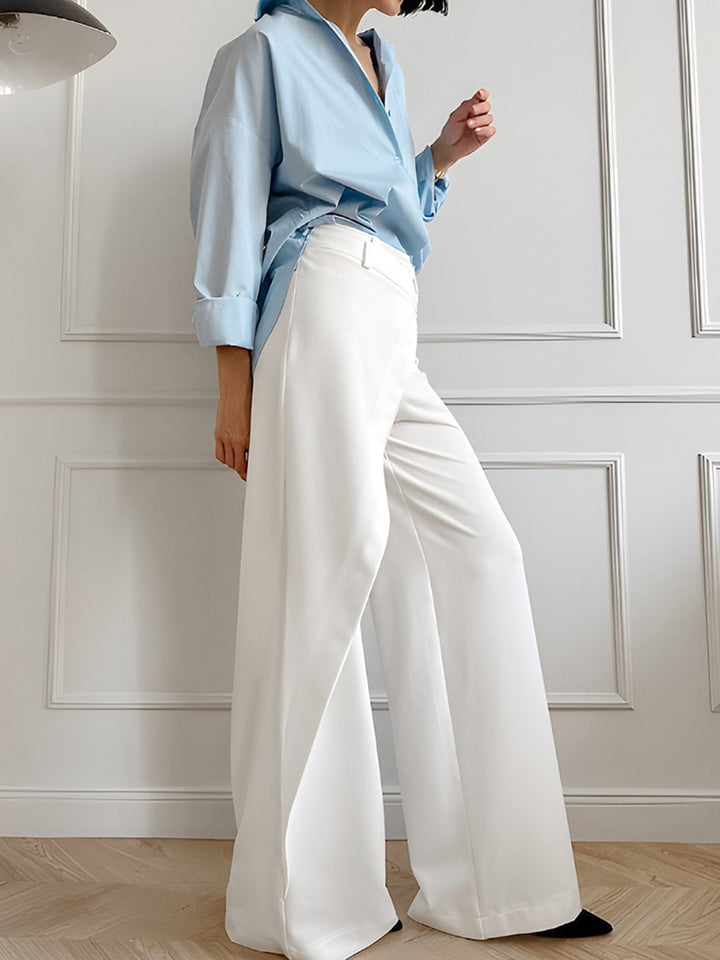 パンツ WOOL GABARDINE ASYMMETRY CULOTTE The Asymmetrical Culottes – WE-AR4