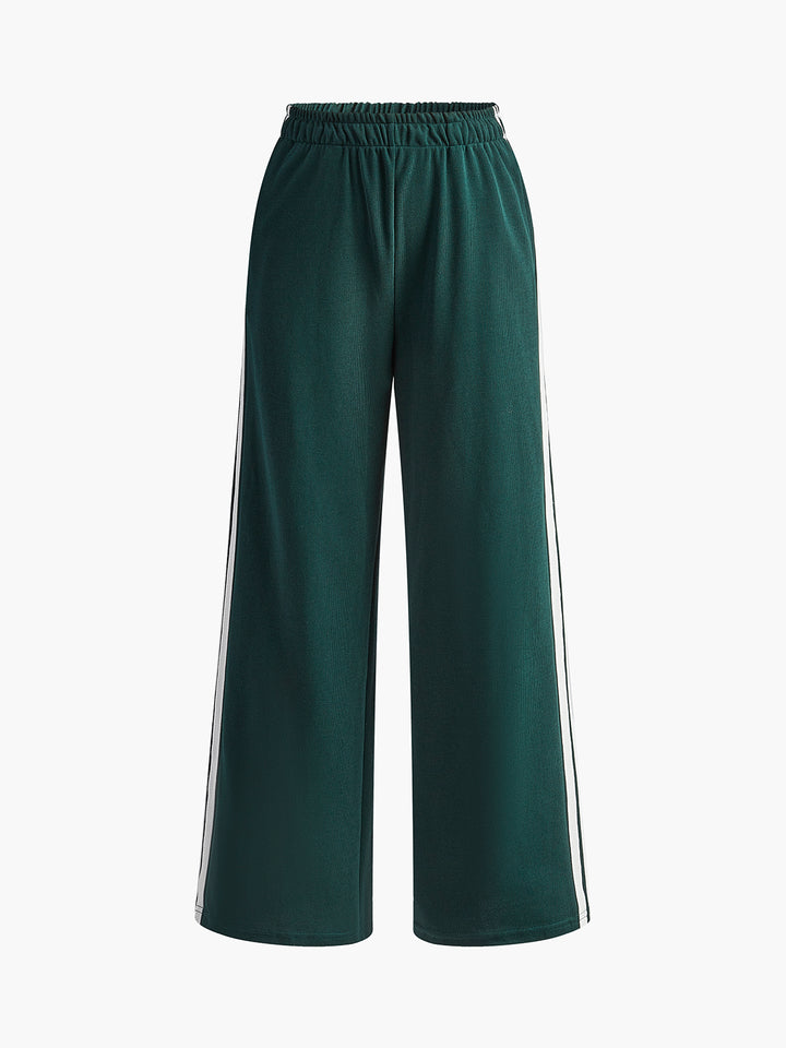 kuma.　saplingsuspenderleggings18-24 Casual Striped Wide Leg Pants – COMMENSE
