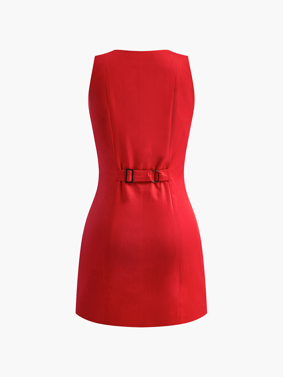 Button-Front Sleeveless Short Dress | COMMENSE Button-Front Sleeveless Short Dress | COMMENSE