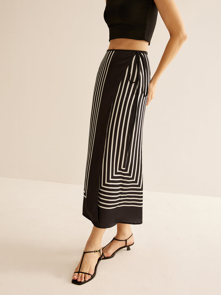 【AMOMENTO】24fw STRIPE LAYERED SKIRT MUSINSA | AMOMENTO STRIPE LAYERED SKIRT