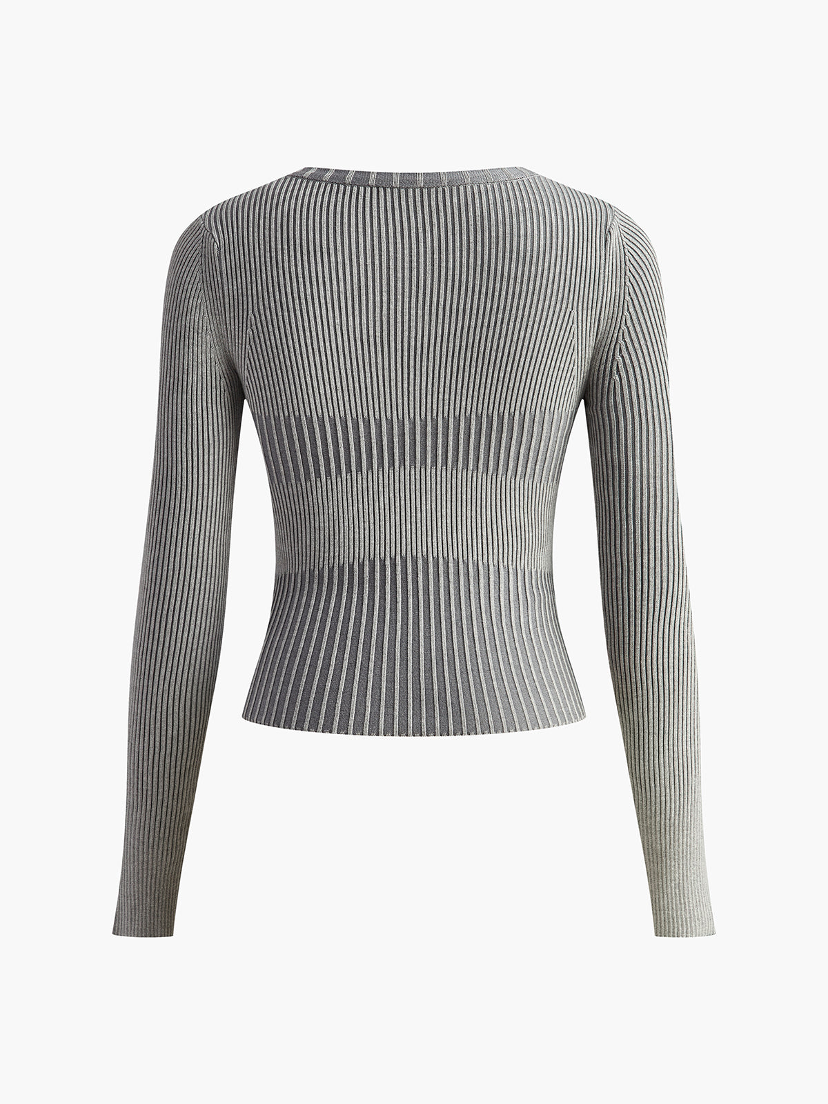 Colorblock Crew Neck Color block Crew Neck Knit Top | COMMENSE
