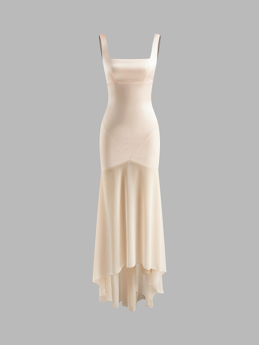 Sheer Chiffon Panel Tank Dress | COMMENSE