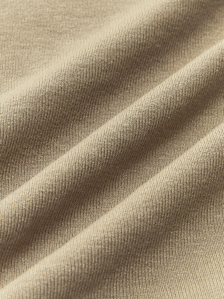 【INCHANT ME】[Long sleeve ver.] Ribbed unbalance wrap OP Brushed Rib Wrap Front Long Sleeve Top | boohoo