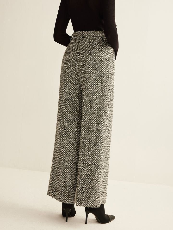 Wool-Blend Tweed Pants – COMMENSE