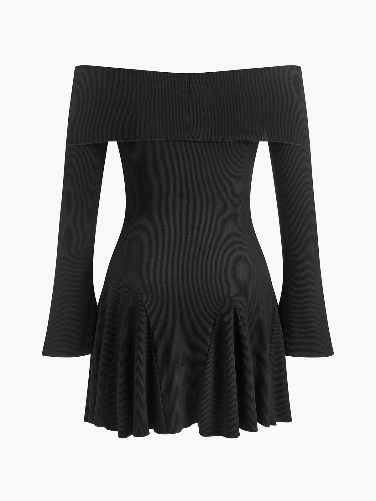 Off-Shoulder Flowy Knit Dress | COMMENSE Off-Shoulder Flowy Knit Dress | COMMENSE