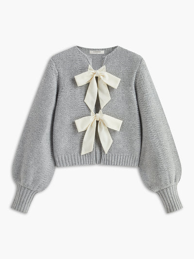Knit Sweaters Tops for Women, Oversized, Mock Turtlenecks – COMMENSE Knit Sweaters Tops for Women, Oversized, Mock Turtlenecks – COMMENSE - bow sweater
