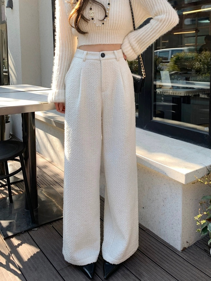 WOOL TWEED SLACKS 24AW ウエスト出し・裾上済 B1731550669445_63ccbf28-4ae9-