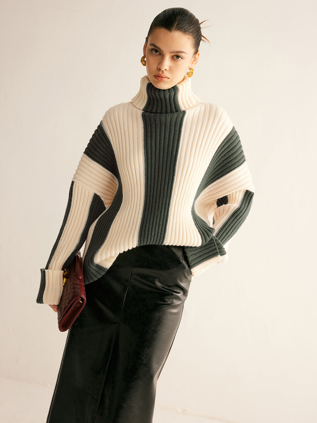 CULLNI（クルニ）の「COLOR BLOCK TURTLE KNIT（）」 - WEAR