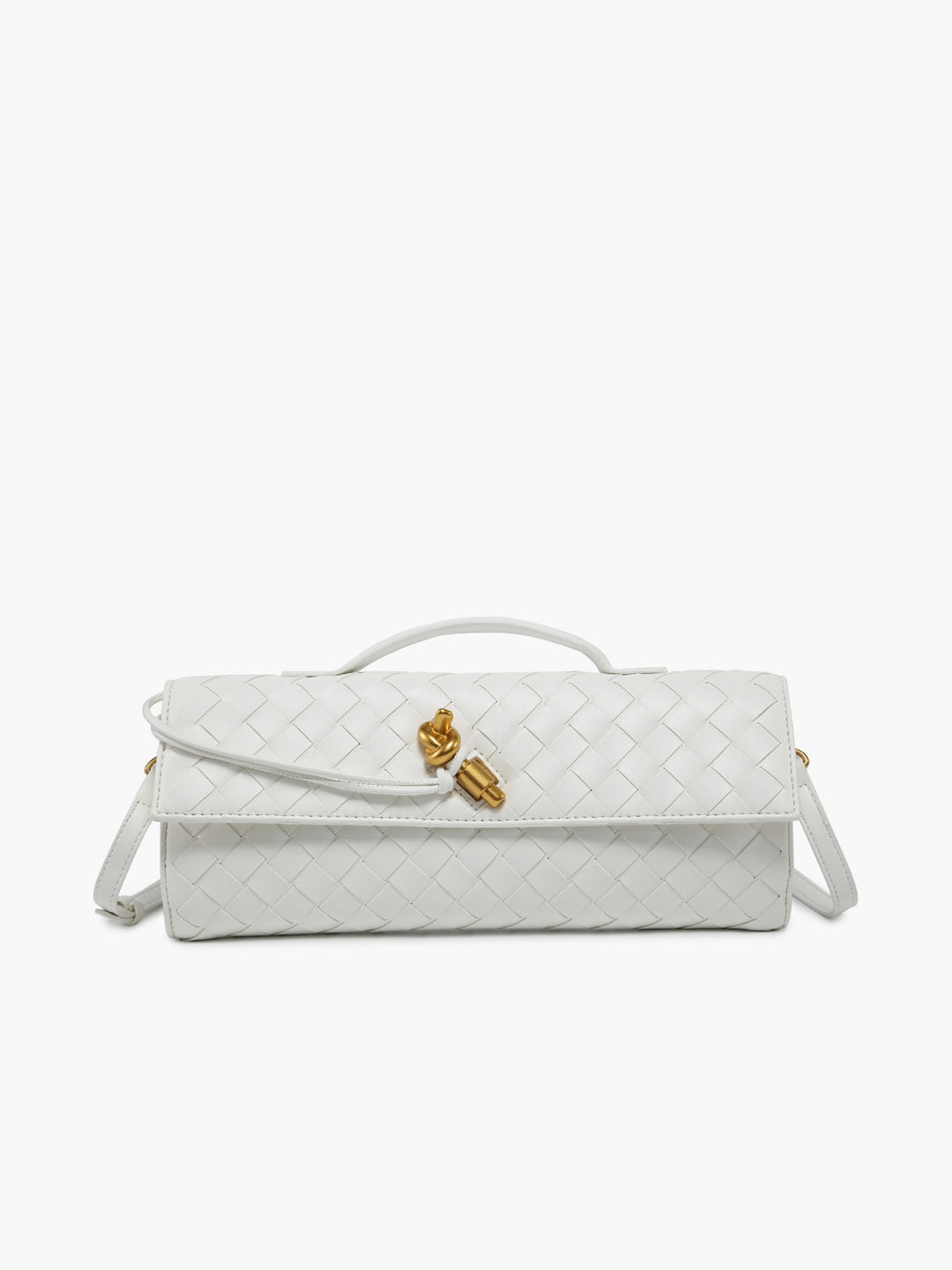 Two Way Woven Flap Clutch Shoulder Bag – COMMENSE