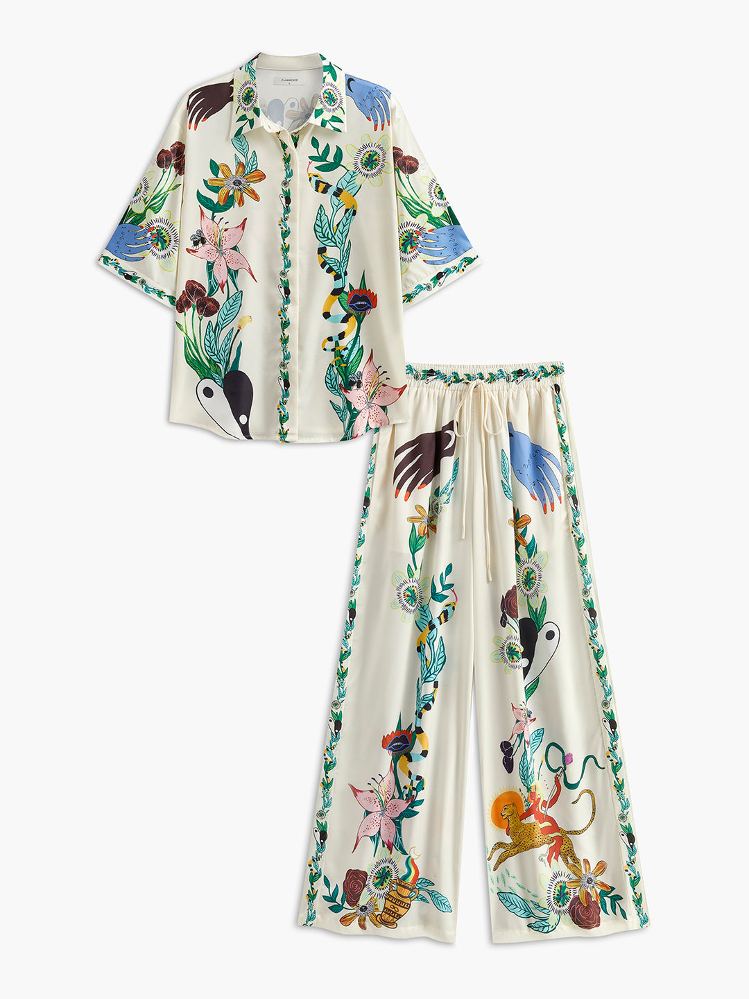 セール】MEDI VINTAGE FLOWER KNIT PANTS（その他パンツ